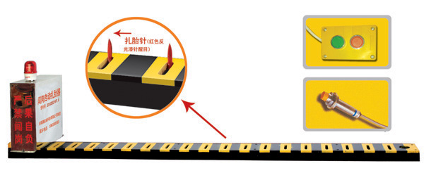 烟台莱山区V3嵌入式闯岗自动扎胎器/阻车器